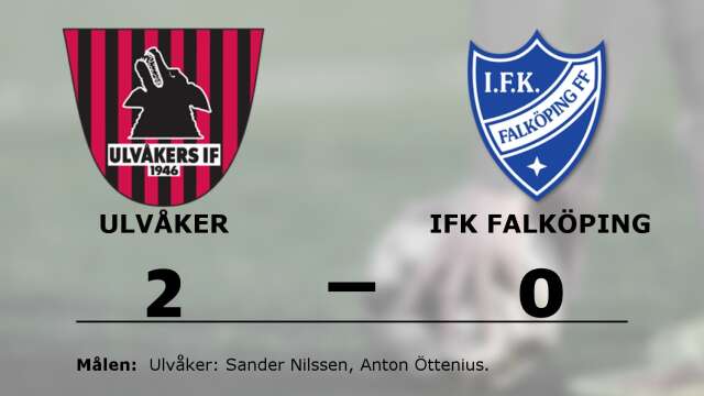 Ulvåkers IF vann mot IFK Falköping