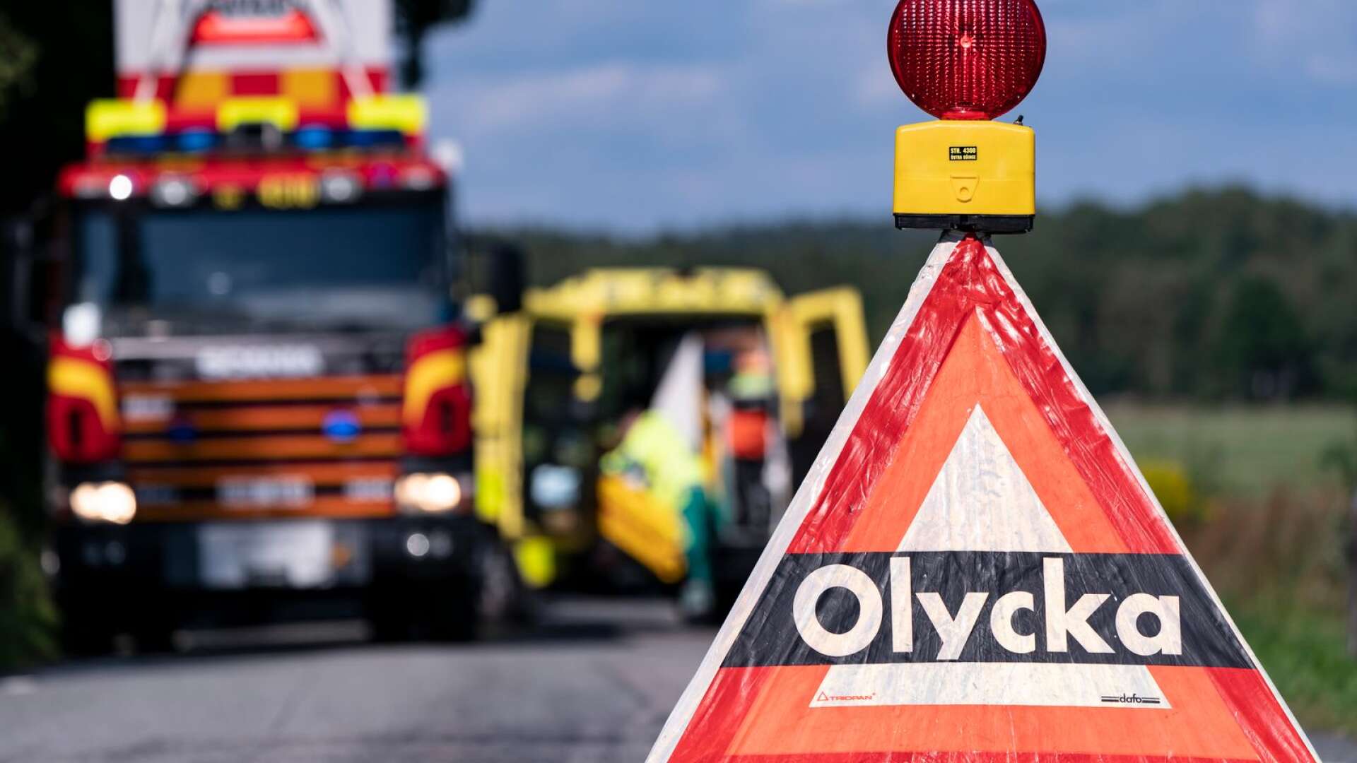 En trafikolycka inträffade på väg 533 mellan Råglanda och Botilsäters kyrka.