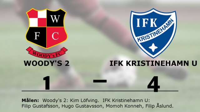 Woody&apos;s FC 2 förlorade mot IFK Kristinehamn Fotboll