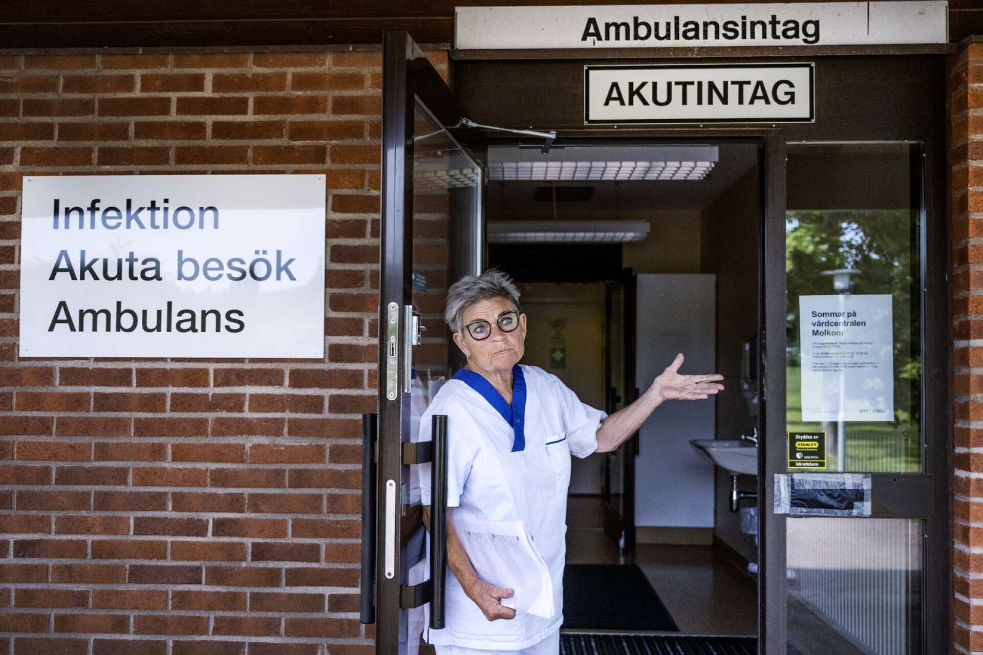 Fredrika Rönquist hoppas att inte allt hopp är ute för vårdcentralen i Molkom, trots utvecklingen de senaste åren. ”Kanske kan det bli en äldrevårdcentral?”