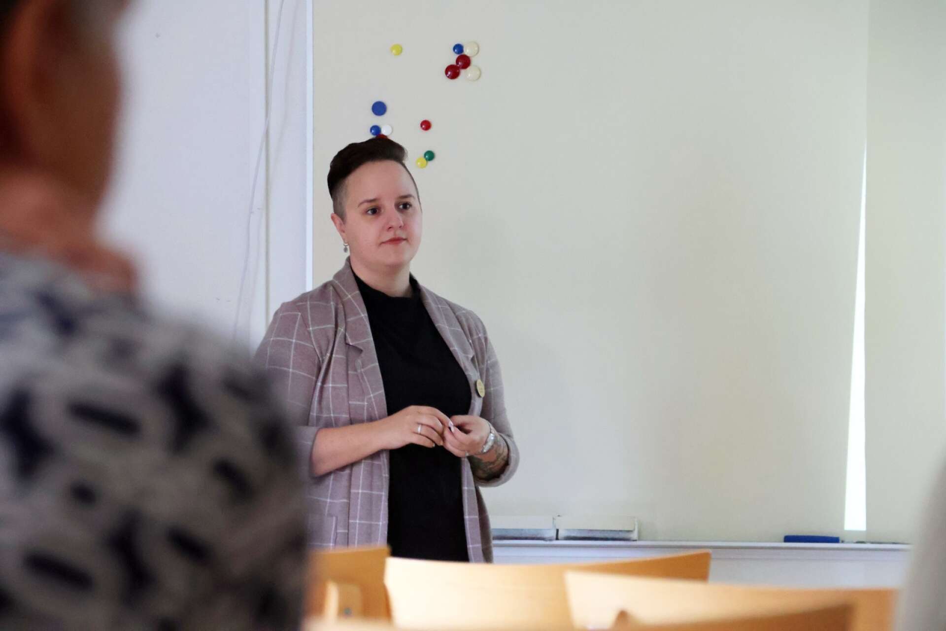 Carolin Gierke är vårdlärare på Dalslands folkhögskola.