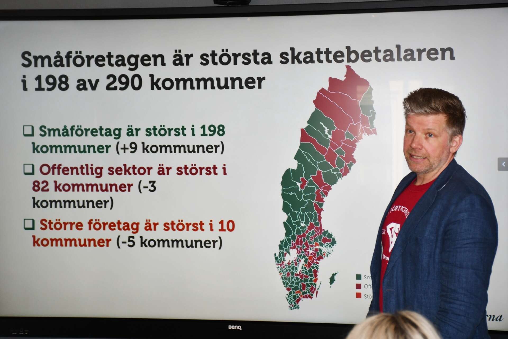”Det är jätteviktigt för kommunen att känna till statistiken  när man för dialog med företagen”, säger Rickard Lindqvist