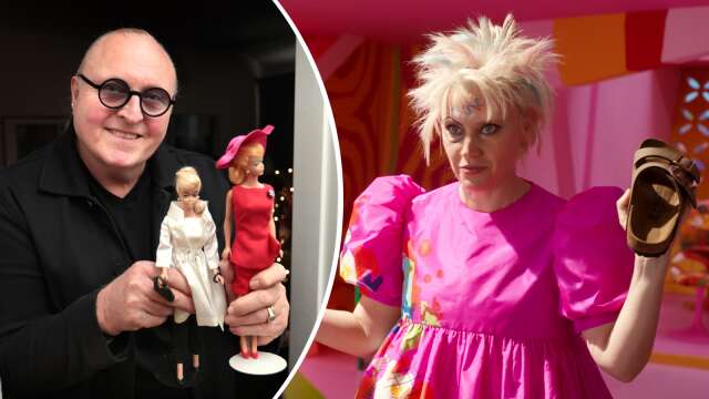 Entusiasten Frank Bunkholdt har samlat på Barbie sedan nio års ålder. 