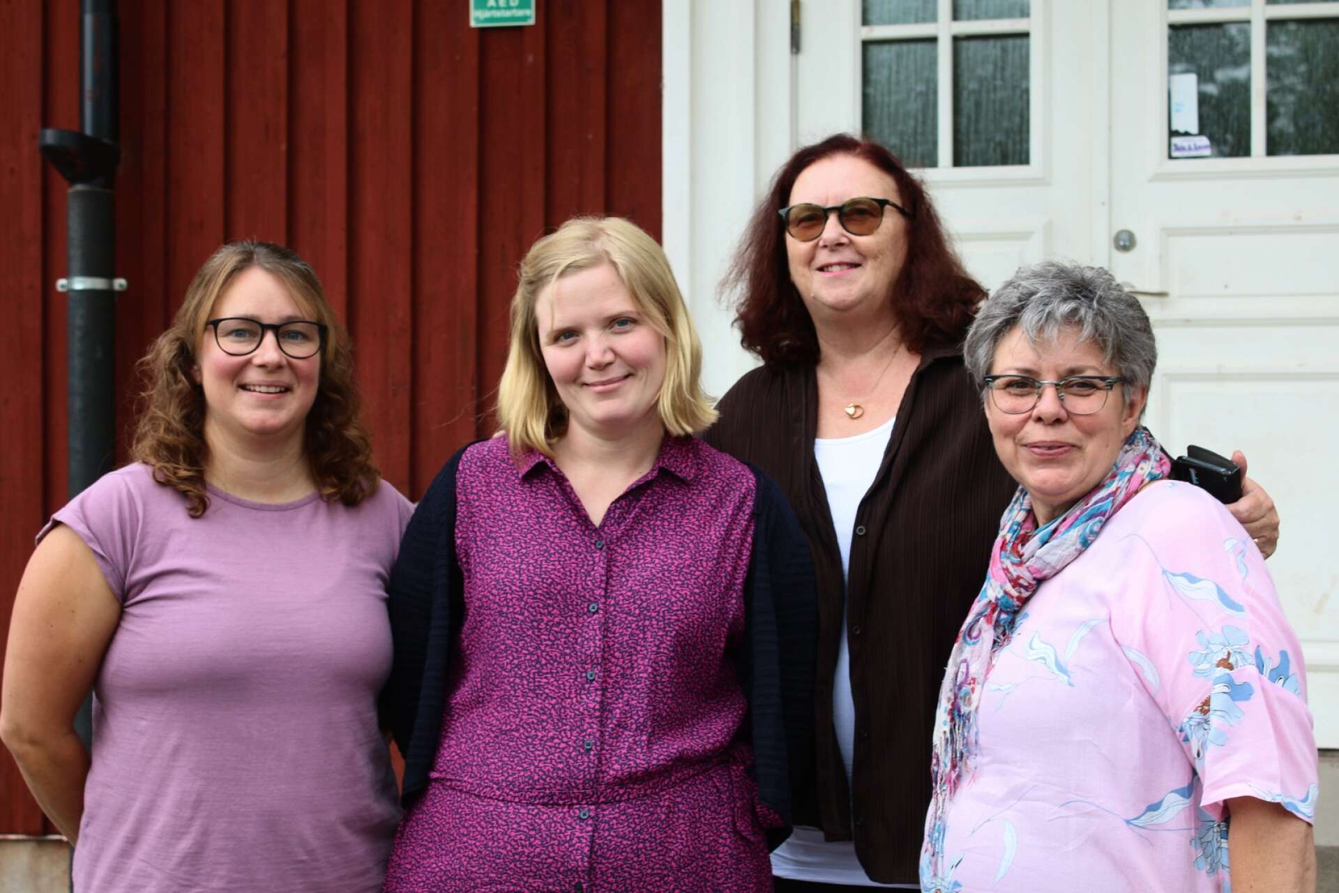 Sofia Halldén, Annika Carlsson, Annika Engen Henke och Maria Svantesson har olika roller inom organisationen. Tillsammans hjälps de åt för att höja kompetensen hos personal och elever på skolan. 