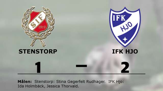 Stenstorps IF förlorade mot IFK Hjo