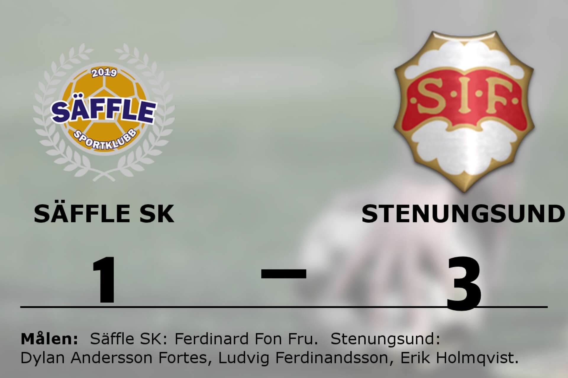 Säffle SK förlorade mot Stenungsunds IF