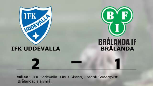 IFK Uddevalla vann mot Brålanda IF