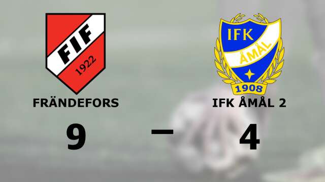 Frändefors IF vann mot IFK Åmål