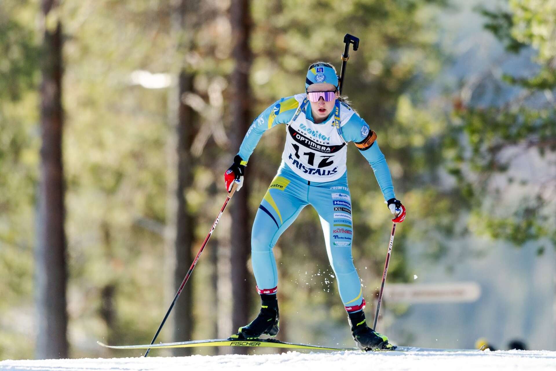 Emma Nilsson från SK Bore blev SM-fyra i både sprint och masstart i Sollefteå.