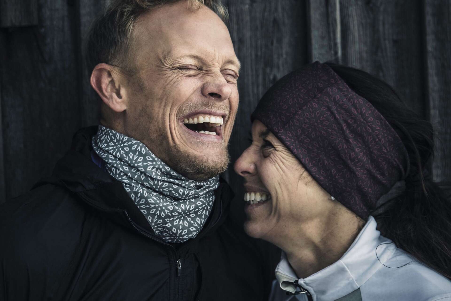De har upplevt en hel del tillsammans, Tobias Karlsson och Magdalena Forsberg.