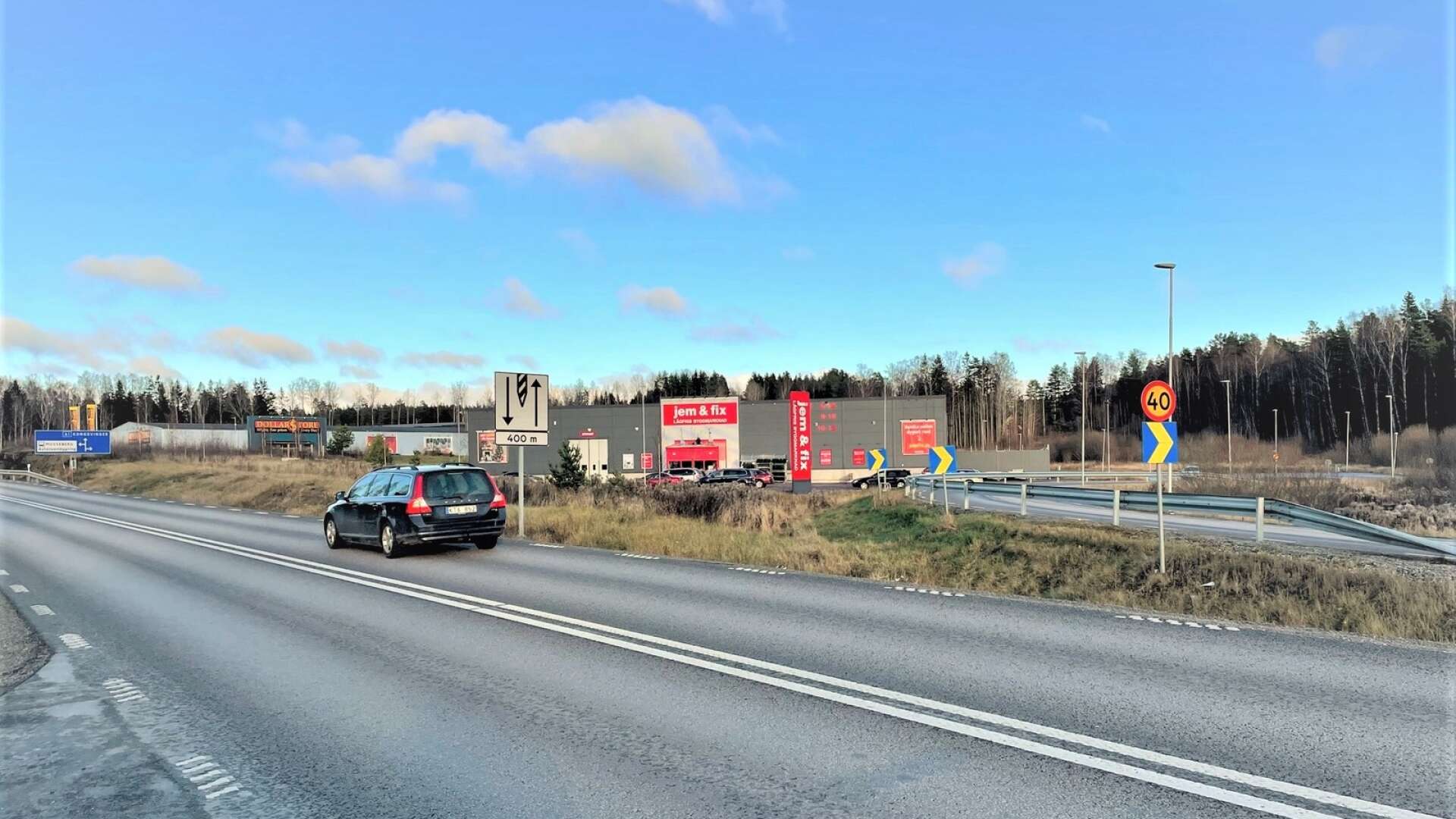 Graninge handelsområde, vid norra utfarten till riksväg 61, ska växa enligt Arvika kommuns planer. 