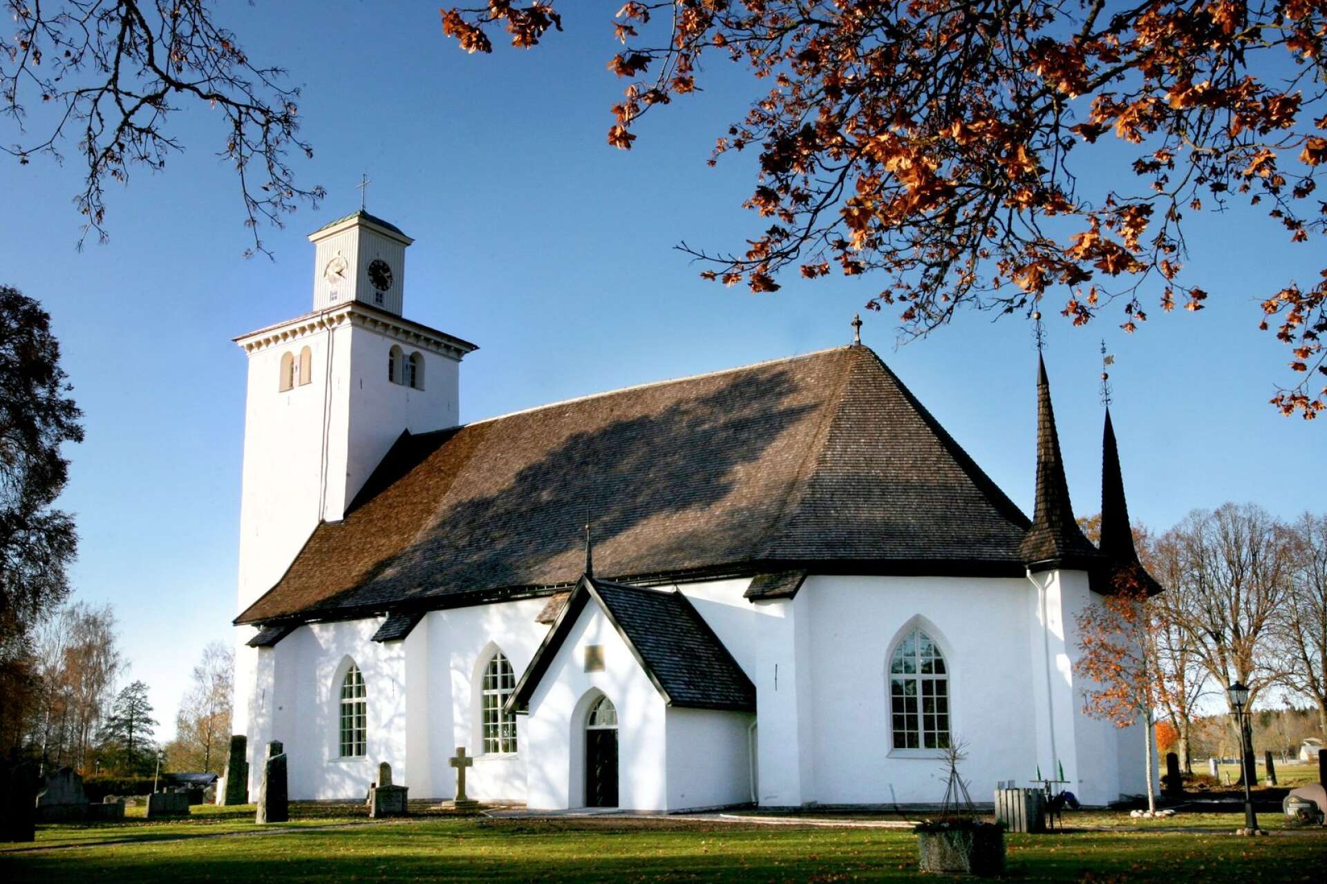 Lyrestads kyrka byggdes 1674.