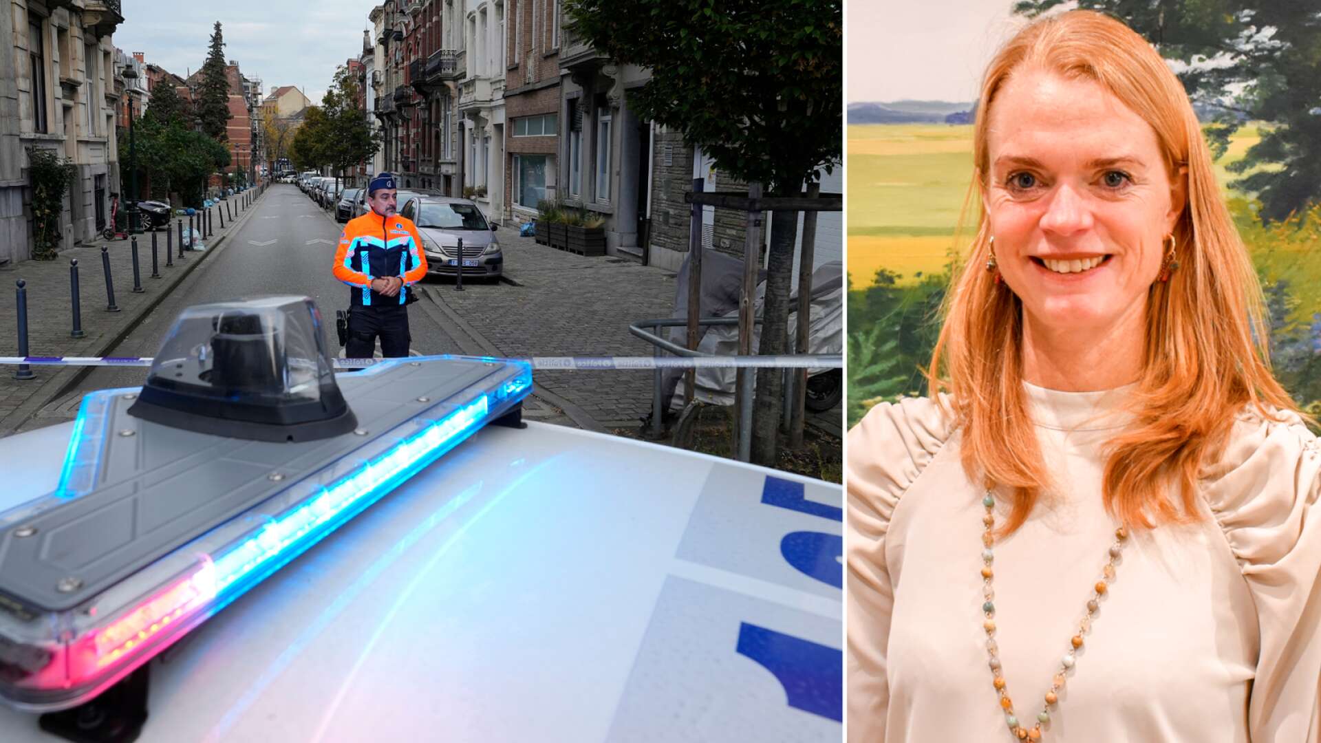 Arbetar som som kontorschef för LRF i Bryssel • Höll på med vardagsbestyr när svenskarna sköts