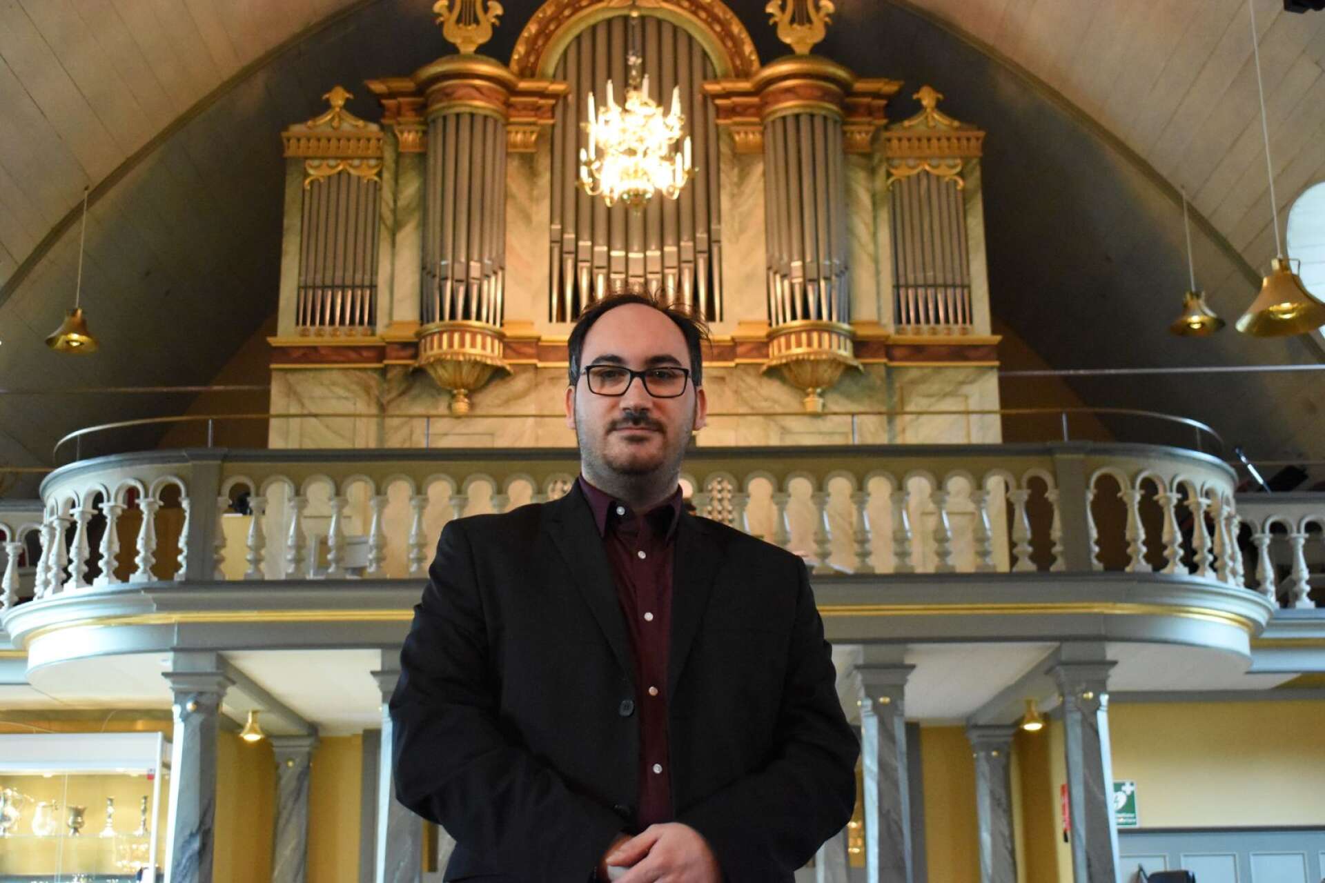 Riccardo Gnudi är ansvarig för programmet i Karlskoga kyrka.