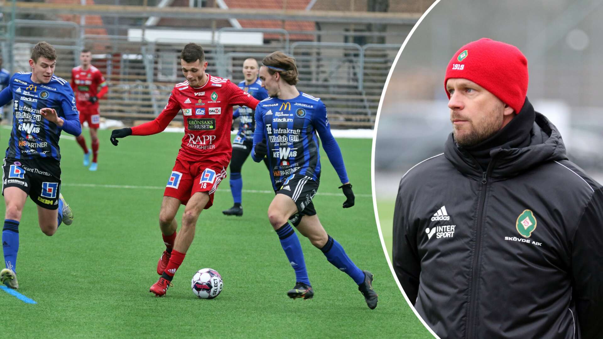 Skövde AIK och Yoann Fellrath spelade oavgjort mot Västerås SK i söndagens träningsmatch. Tobias Linderoth, tränare i Skövde AIK, var nöjd med lagets insats.