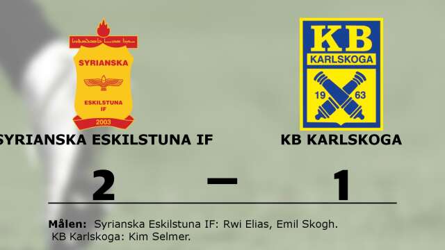 Syrianska Eskilstuna IF vann mot KB Karlskoga