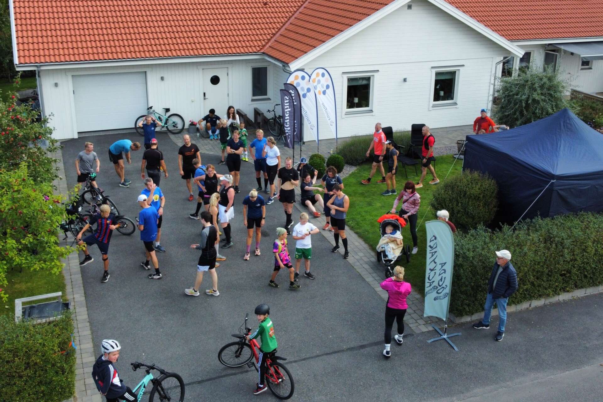 Ultraloppet Bôgda Backyard med start och mål på Lödkolvsvägen i Råda.