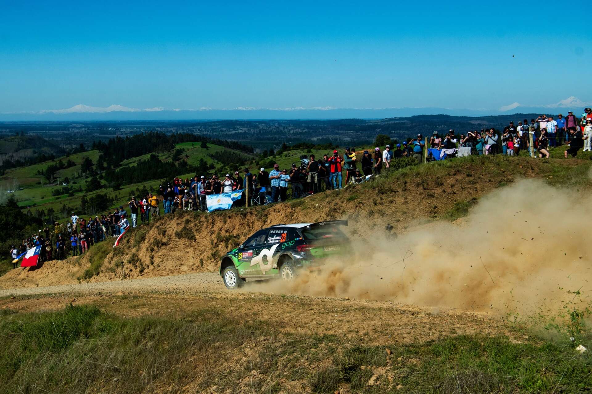 Gus Greensmith och Jonas Andersson slutade tvåa i WRC2 i Chile.