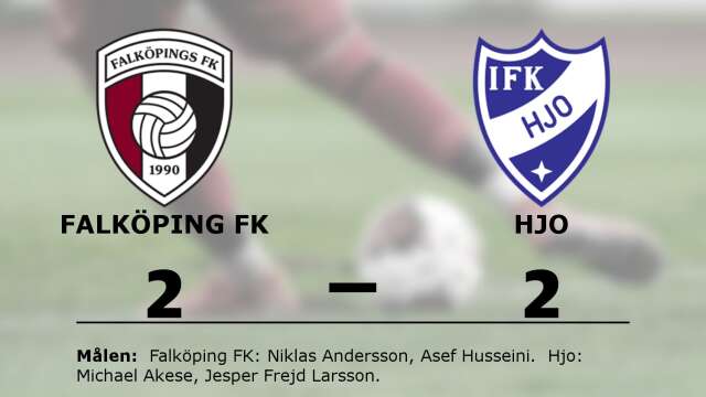 Falköpings FK spelade lika mot IFK Hjo