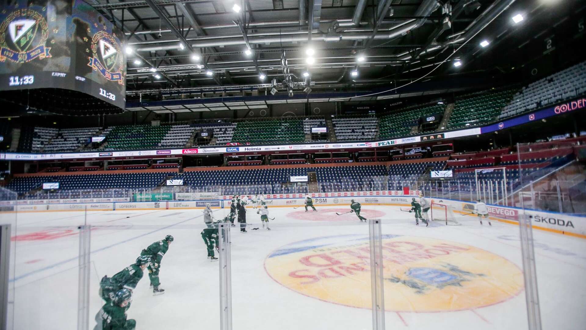 Löfbergs Arena kommer vara grönvit 90-årsfirandet till ära.