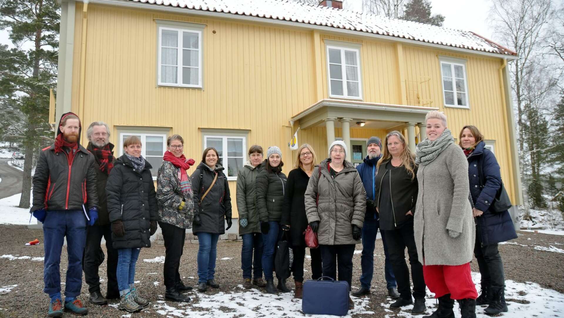 Aktörer från flera olika organisationer samlades i vandrarhemmet för ett möte för framtiden om Gammelgården, Halmens hus och Kaffestugan.