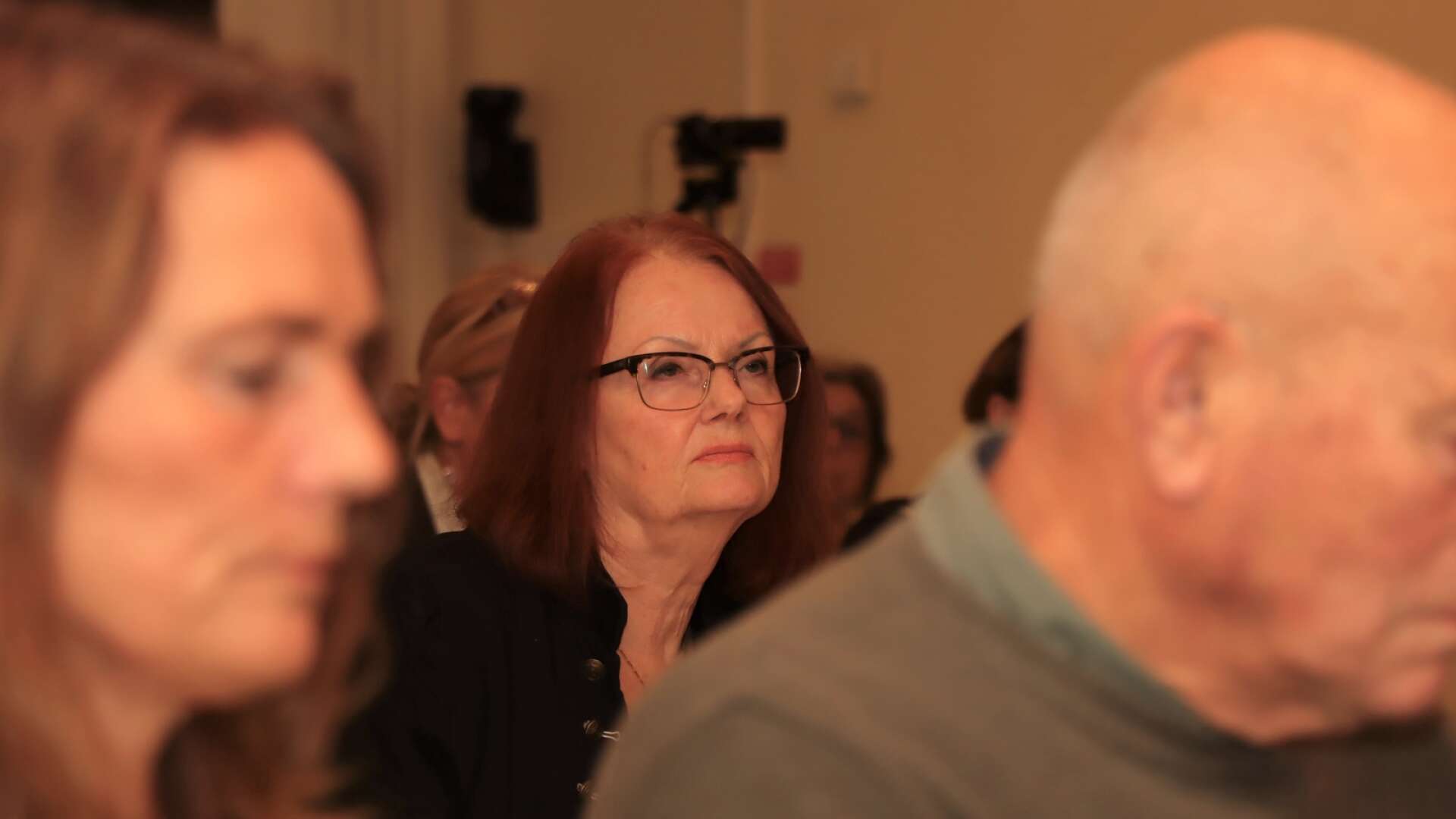 Kristdemokraternas Kristina Grönwalls Bengtsson vid första mötet för nyvalda fullmäktige i måndags. Vid detta möte tog Moderaterna över ordförandeklubban i kommunfullmäktige. 