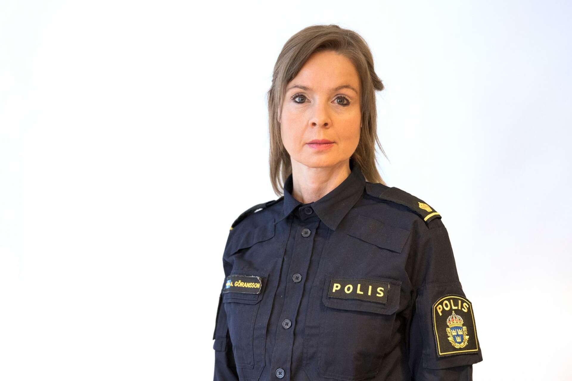 Anna Göransson, presstalesperson på polisen i Västra Götaland.