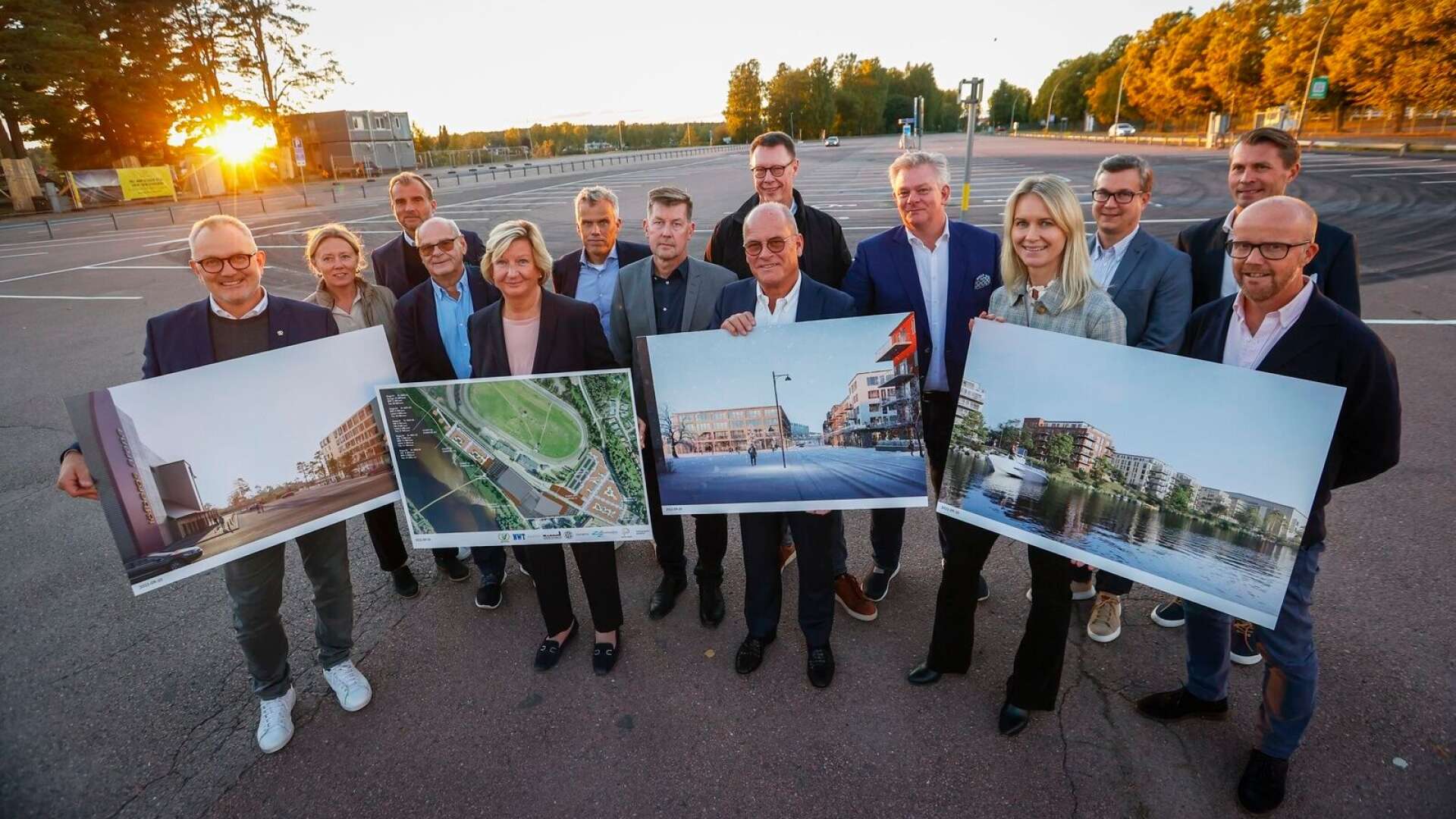 Åtta bolag i Karlstad har gått samman i en unik satsning för att skapa ett helt nytt område på Färjestad med bland annat 700-800 nya bostäder, ett stadsdelscentrum med butiker och service, ett stort parkeringshus och en ny multiarena. Det är på dagens p-platsytor runt Löfbergs arena som detta ska byggas.