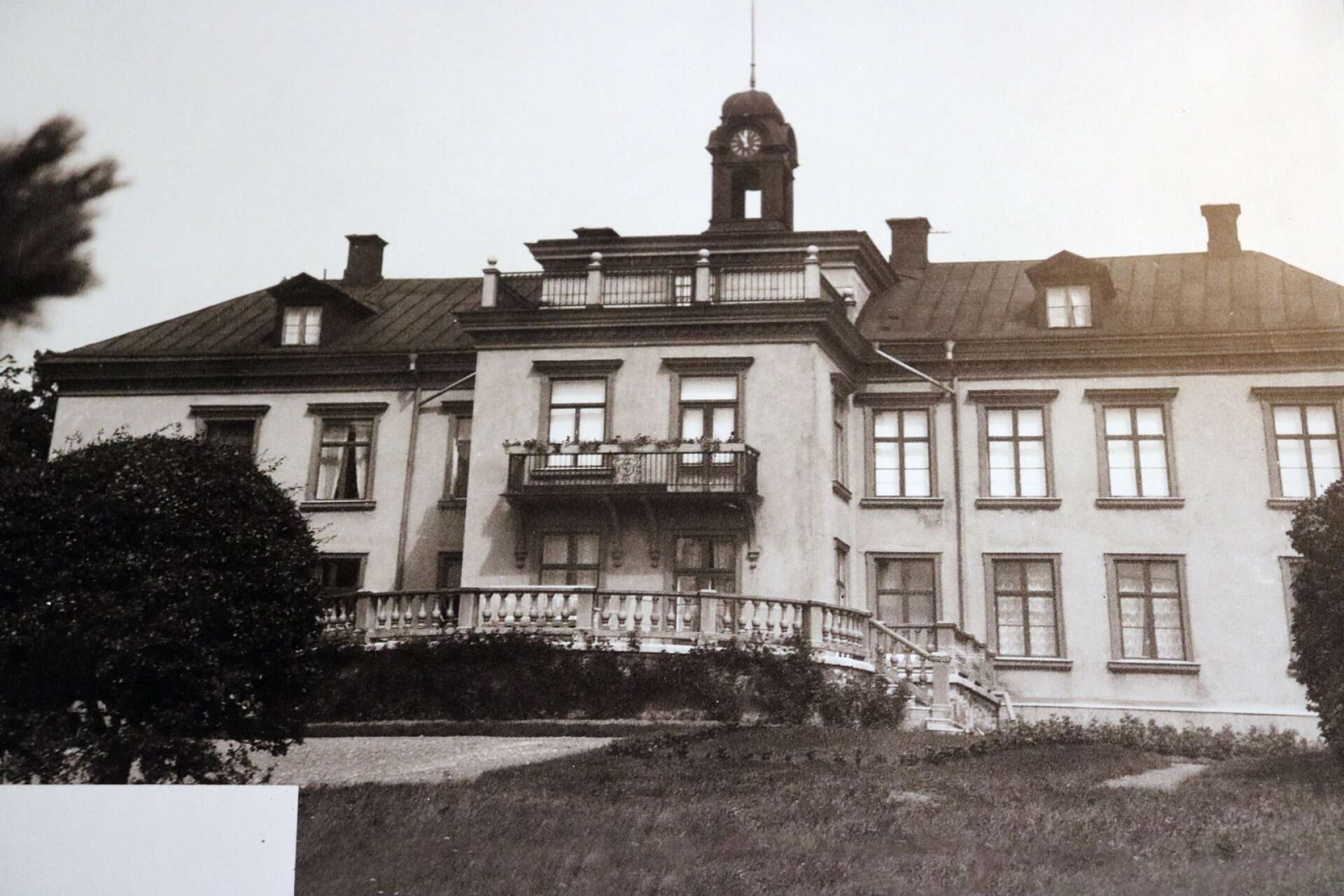  Gustafsviks herrgård innan den brann ned 1967.