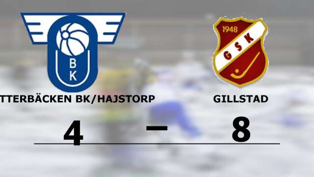 OBK/Hajstorp förlorade mot Gillstads SK