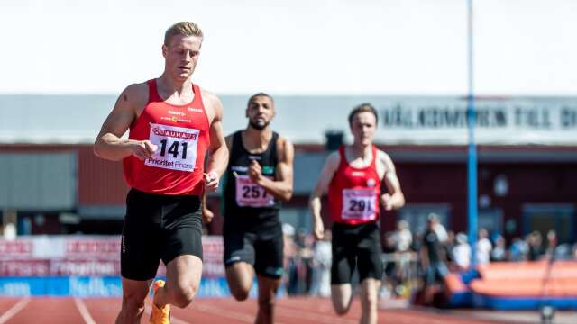 Henrik Larsson, IF Göta, slog på fredagen nytt svenskt rekord på 100 meter på 10,13 sekunder och vann SM-guld. Nu tar han sikte på 200 meter.