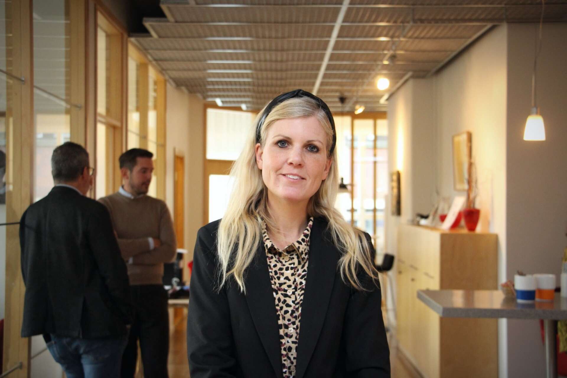 Alma Ohlin, från Fastighetsägarna, presenterade under onsdagsmorgonen årets cityindex-rapport. 