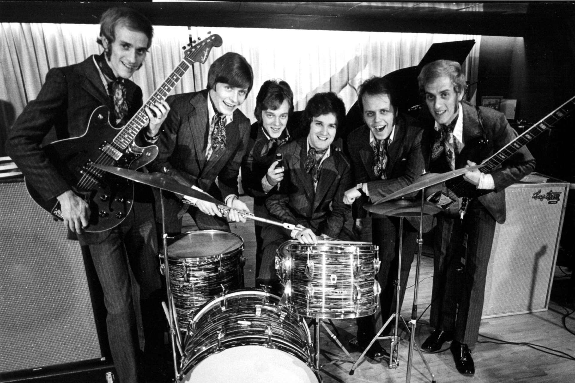 Streaplers modell 1972. Bandet bildades i Kungälv 1959 av Lasse Larsson och bröderna Göran och Håkan Liljeblad.