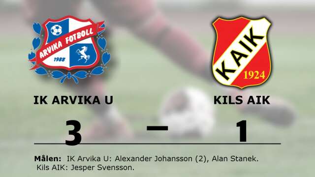 IK Arvika Fotboll vann mot Kils AIK FK