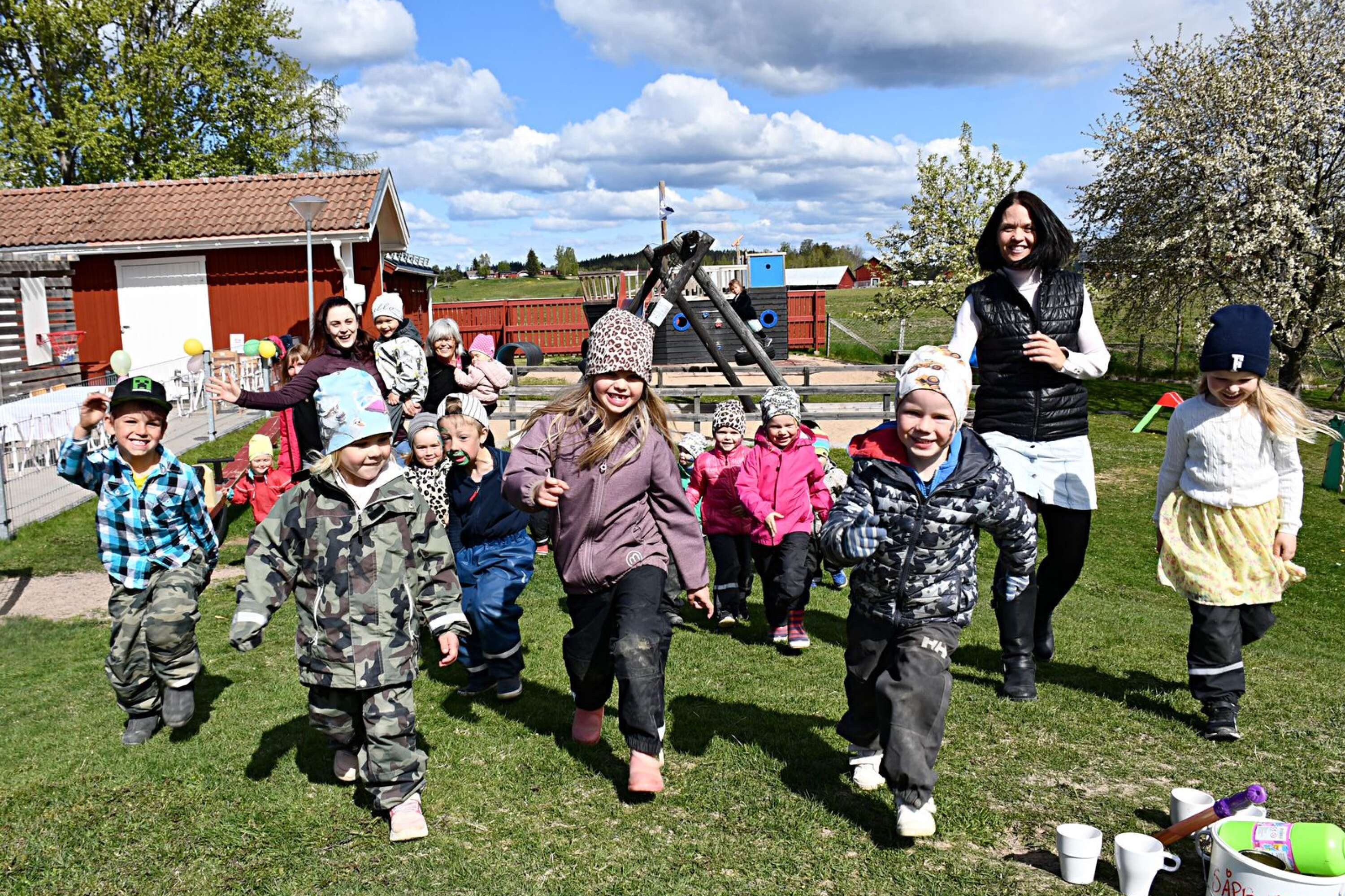 I maj firade förskolan Kalven i Mellby 30 år.