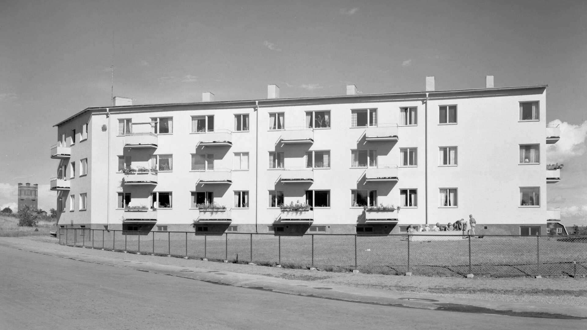 Ölmegatan 1 på Kvarnberget. Bilden tagen 1938.