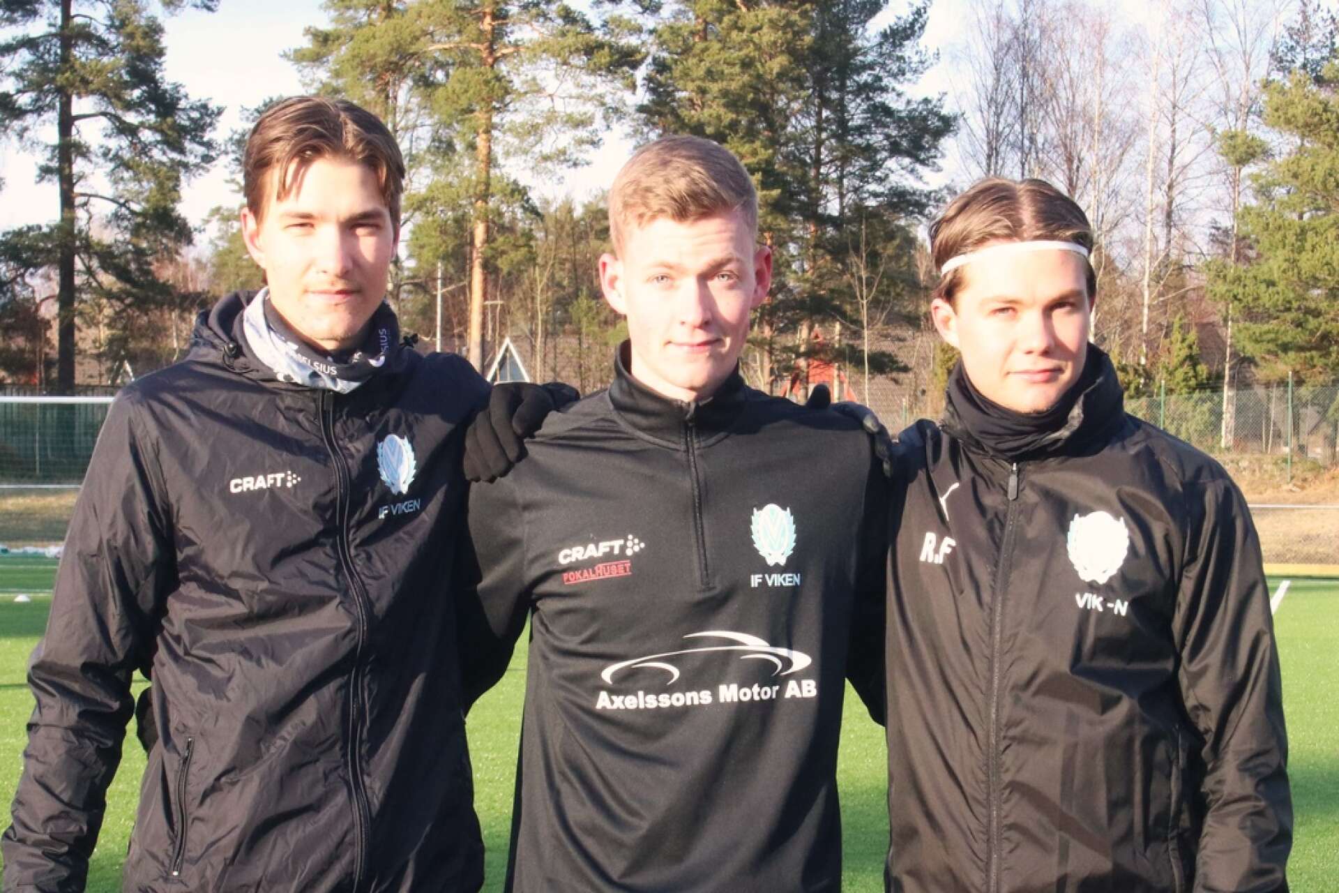 Fredrik Nordström, Emil Eldh och Rasmus Facht är nyckelspelare i Vikens offensiv.