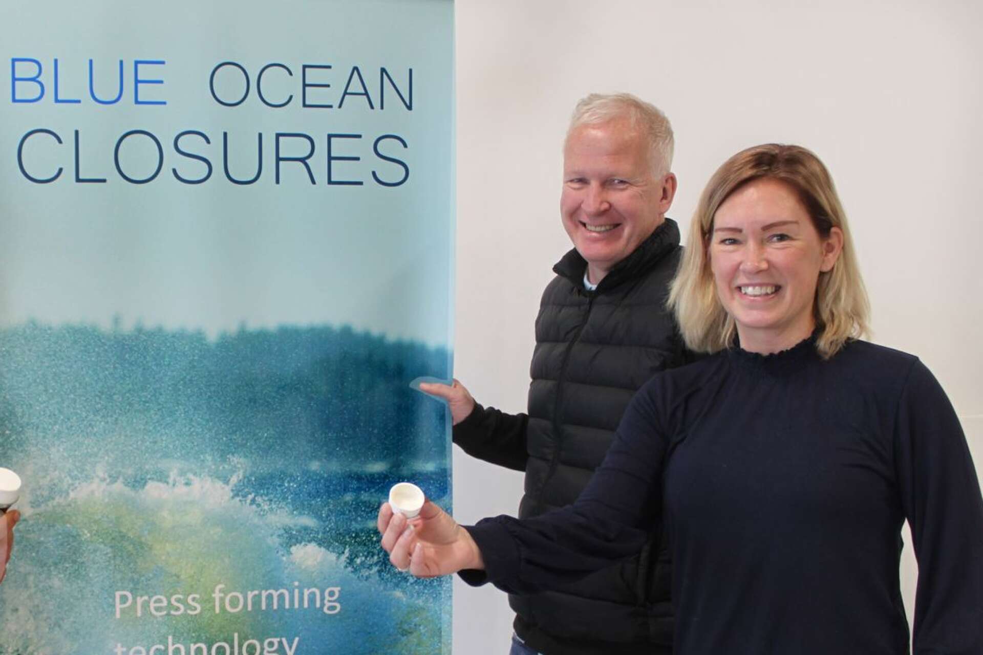 Blue ocean closures vd Lars Sandberg och Ulrika Ganterud Evermark. community manager.