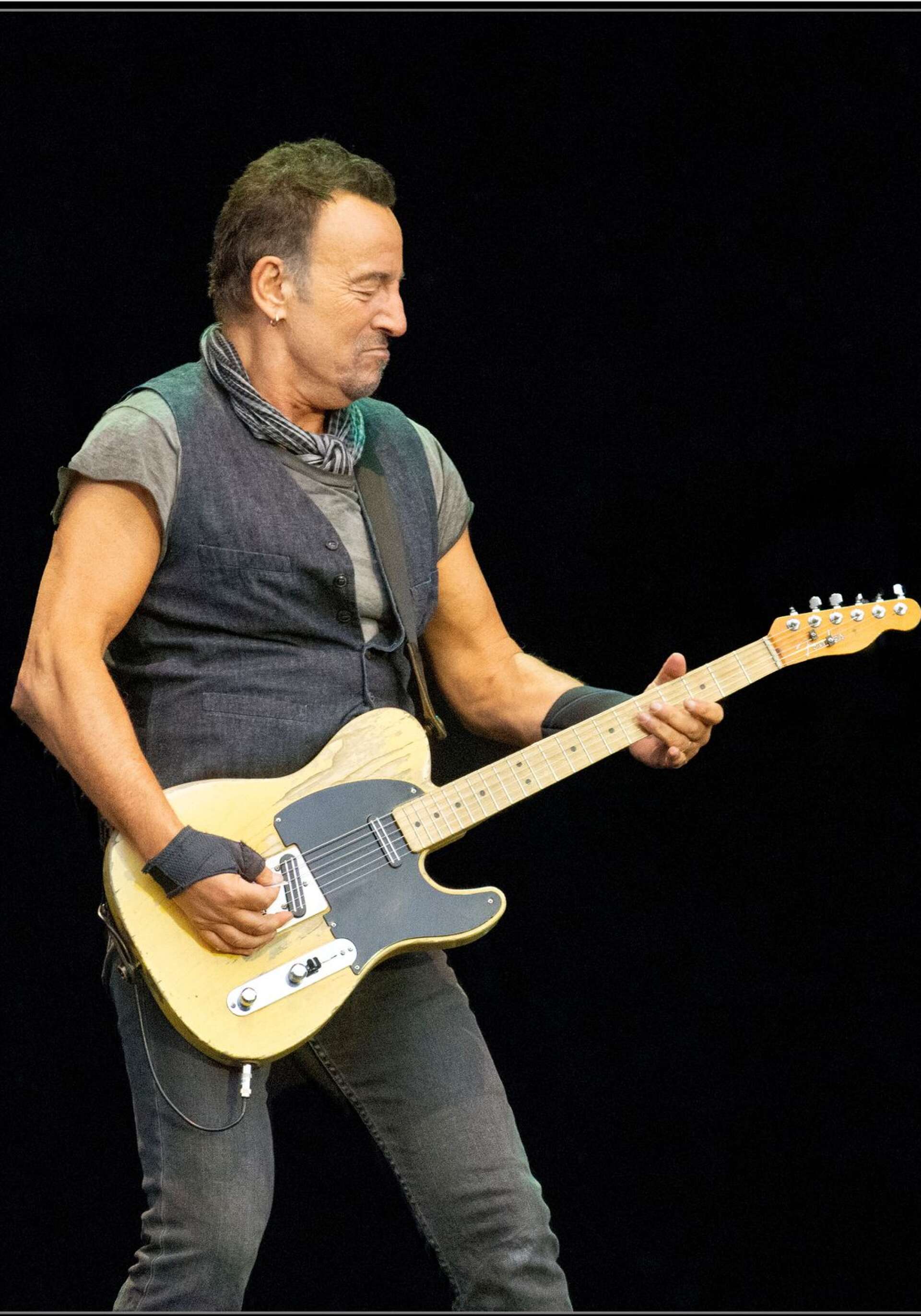 Bruce Springsteen i Trondheim 2016. En av många Bruce-bilder som Jan M Lundahl tagit genom åren. (Bilden är beskuren)