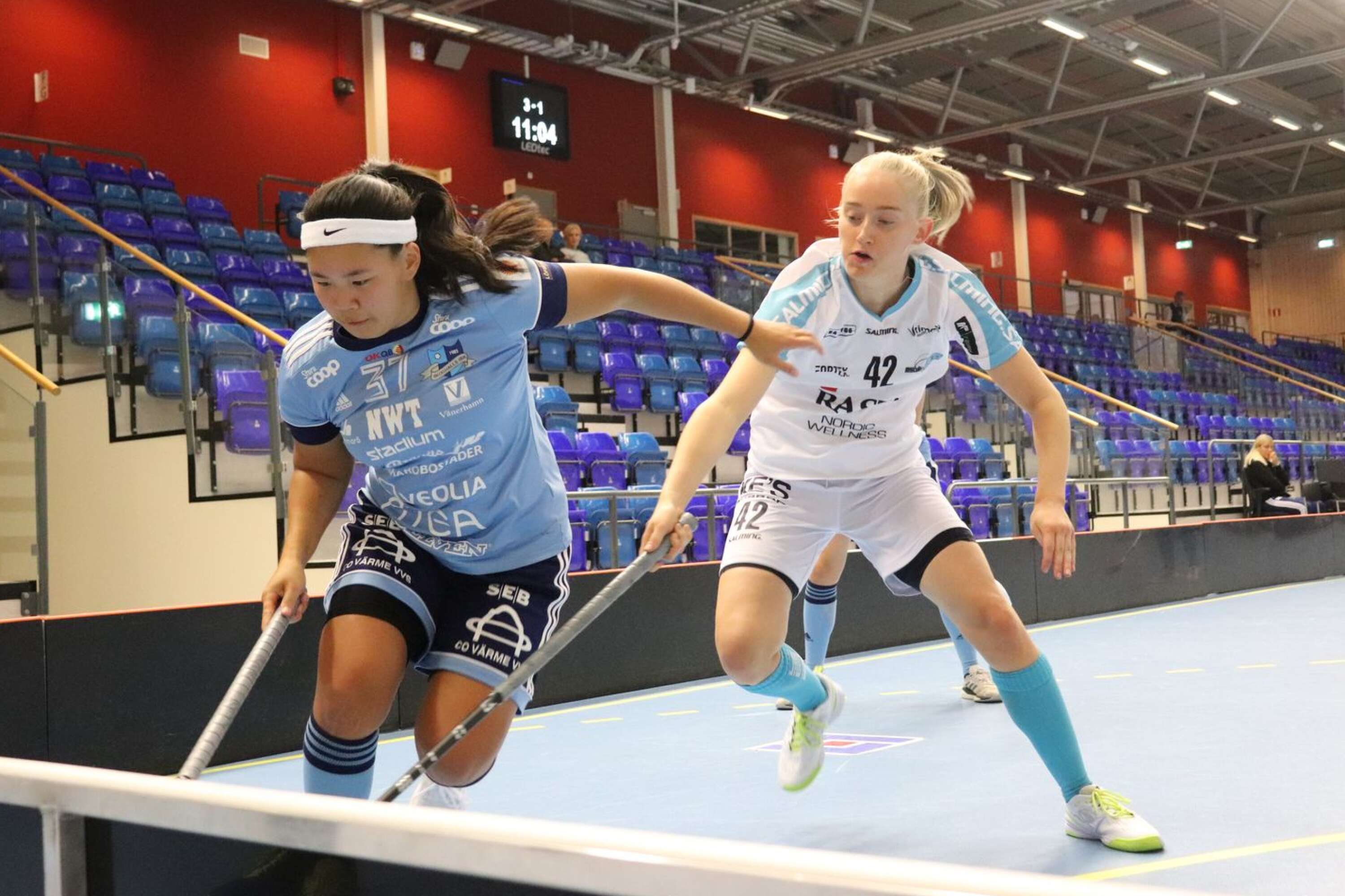 Skoghalls Caroline Nordqvist gjorde ett mål och två assist mot Lindås Rasta. 