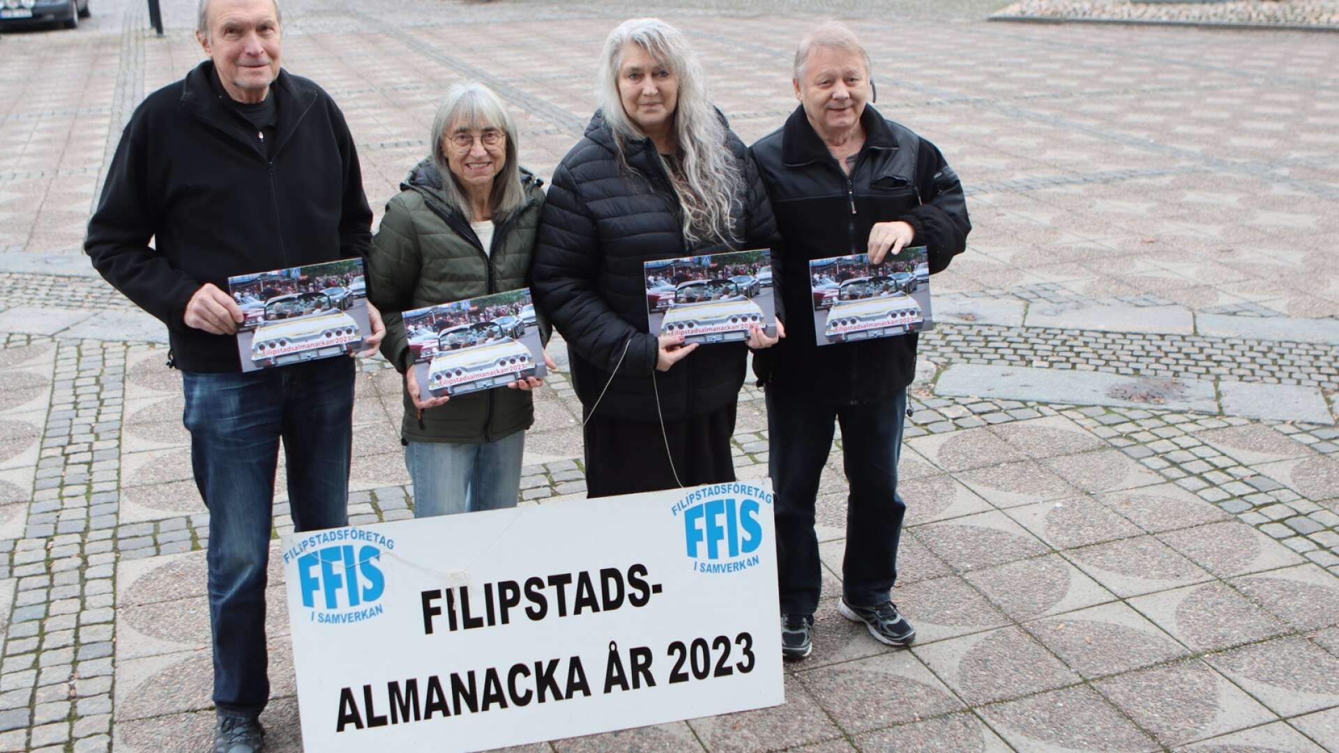  Ove Svensson, Karin Fröde Olsson, Marina Tallberg och Tommy Pettersson har alla jobbat med almanackan.
