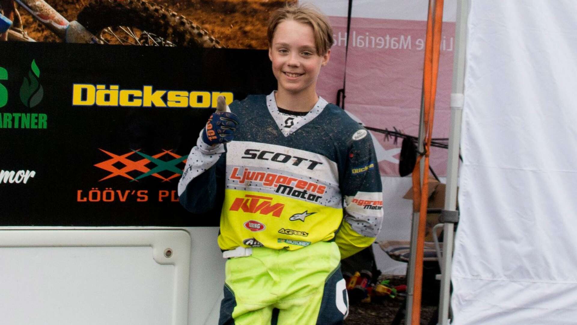 Alfons Lindström är uttagen till EM i motocross. 