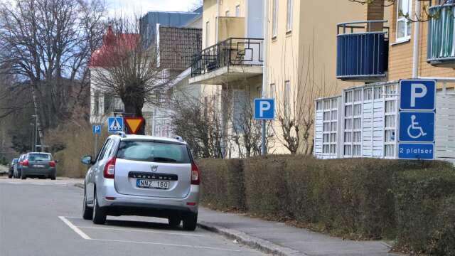 Parkering på gatorna inom parkeringsförbudszonen är tillåten där det är skyltat med den kvadratiska p-skylten. På vissa gator, som Nygatan, blir det stundom tätt mellan skyltarna. 