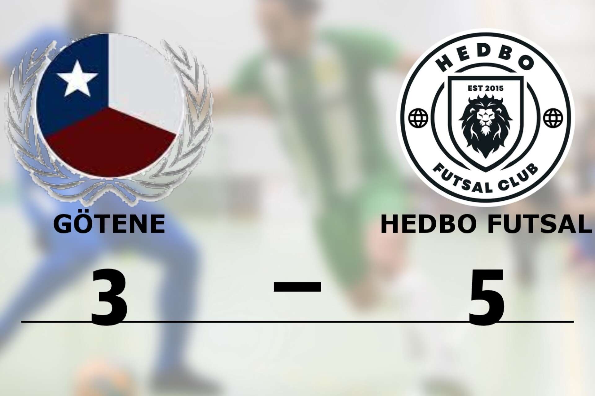 Deportivo Götene CF förlorade mot FC Hedbo