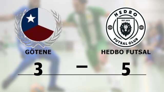 Deportivo Götene CF förlorade mot FC Hedbo
