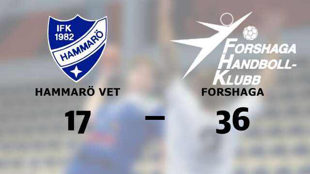 IFK Hammarö förlorade mot Forshaga HK