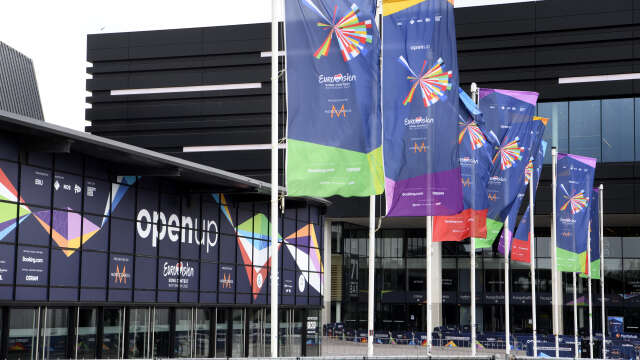 Ahoy Arena i Rotterdam, där Eurovision Song Contest hålls 2021. Semifinalerna går 18 och 20 maj, och finalen 22 maj.