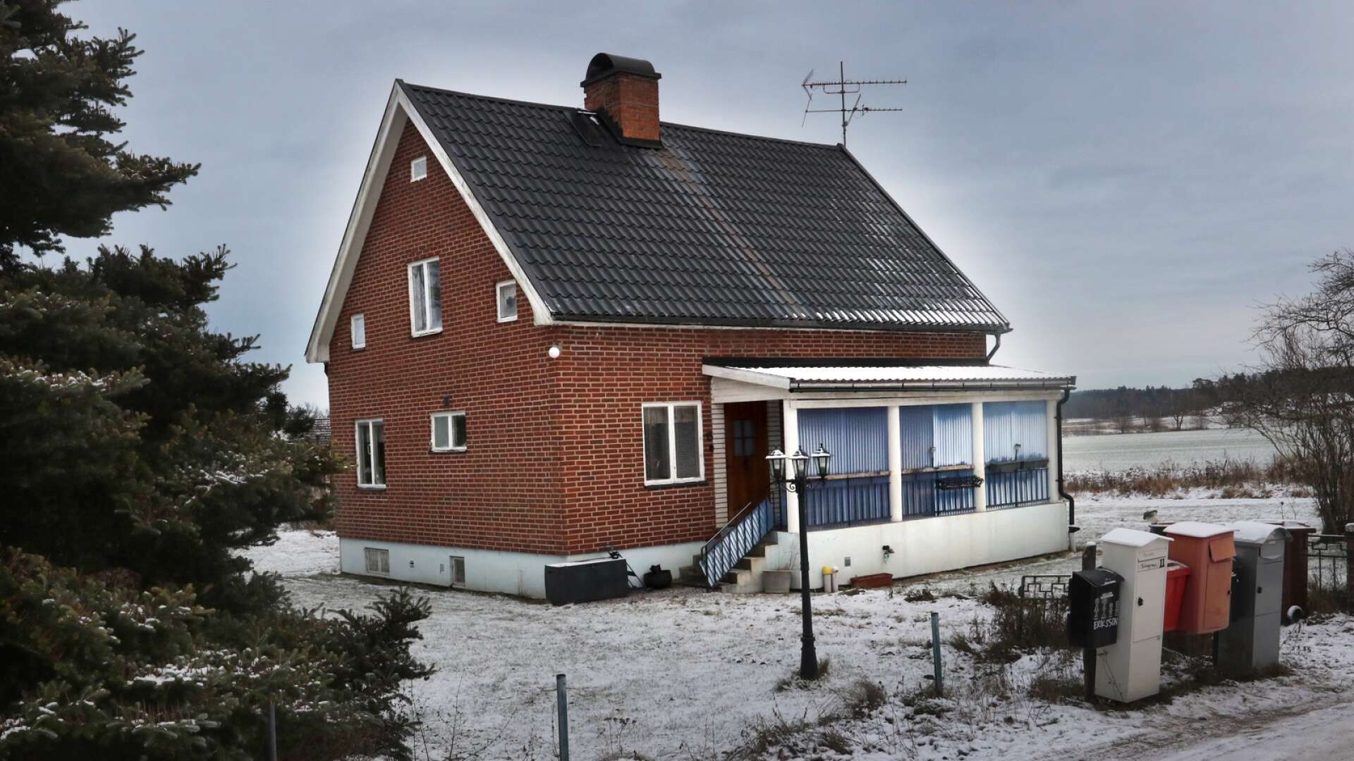 Det var i den här villan i Guntorp som mordet inträffade natten mot den 21 februari.