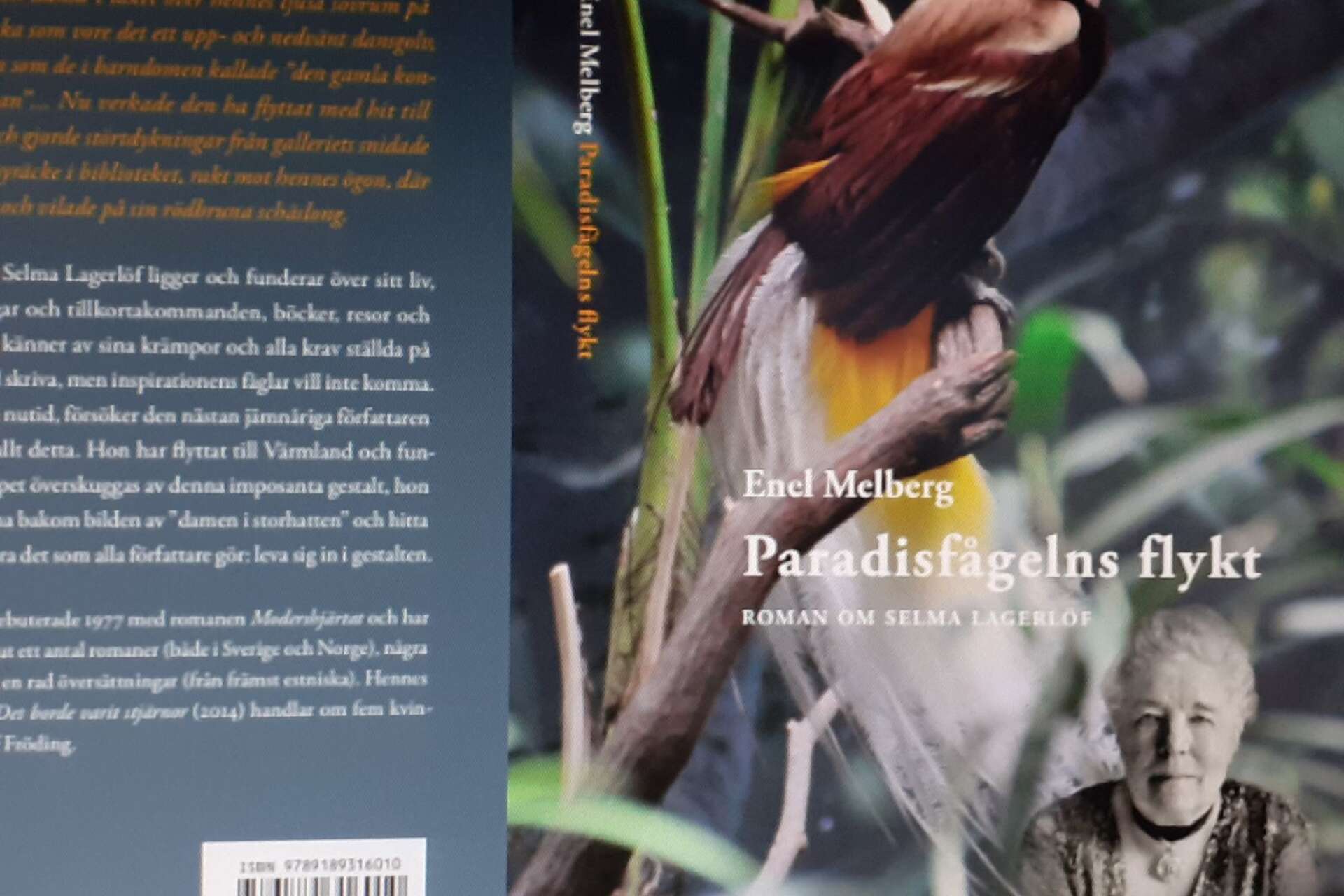 Omslaget till Paradisfågels flykt av Enel Melberg.