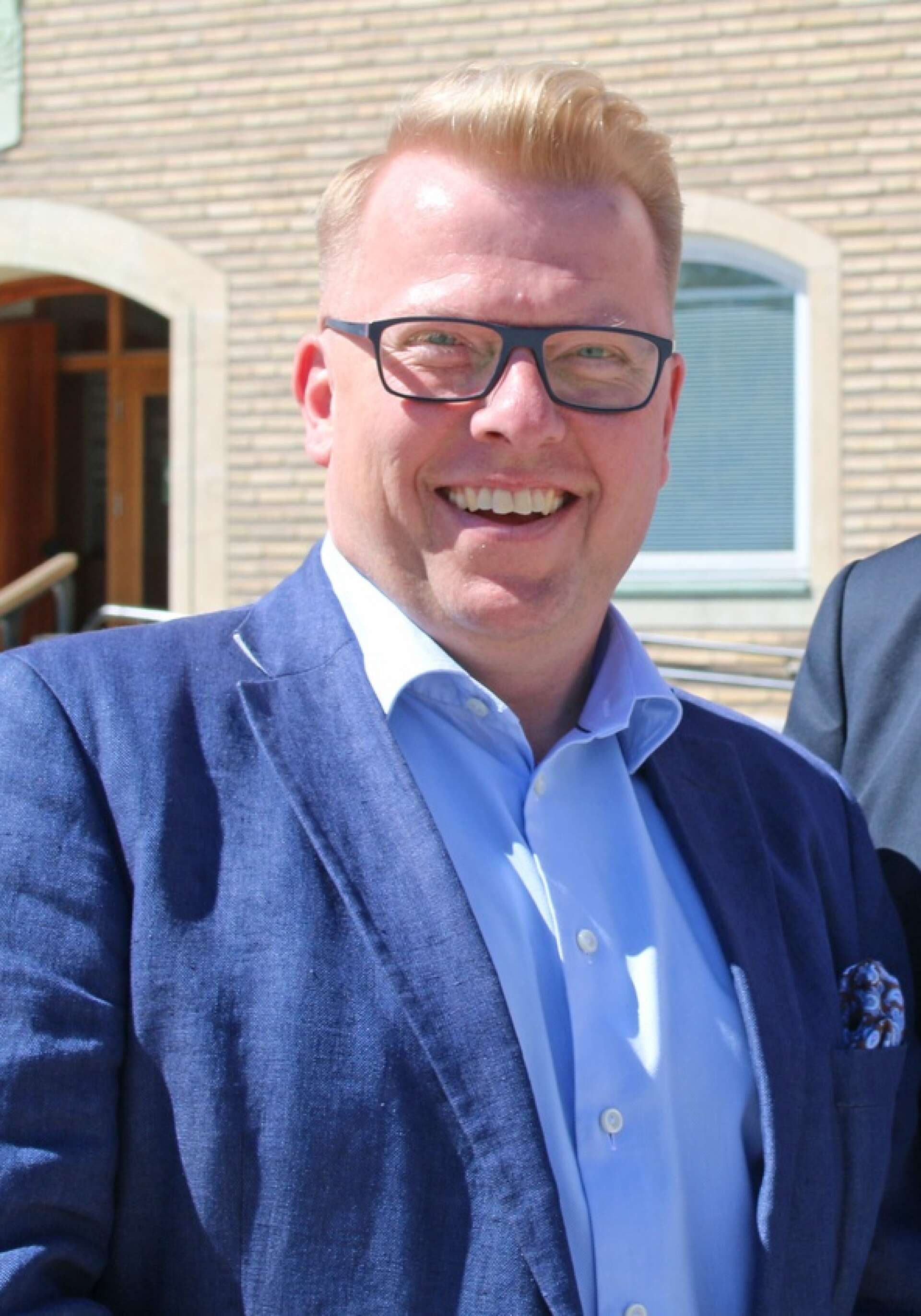 Kommunchef Ingemar Rosén och Dag Rogne (C).